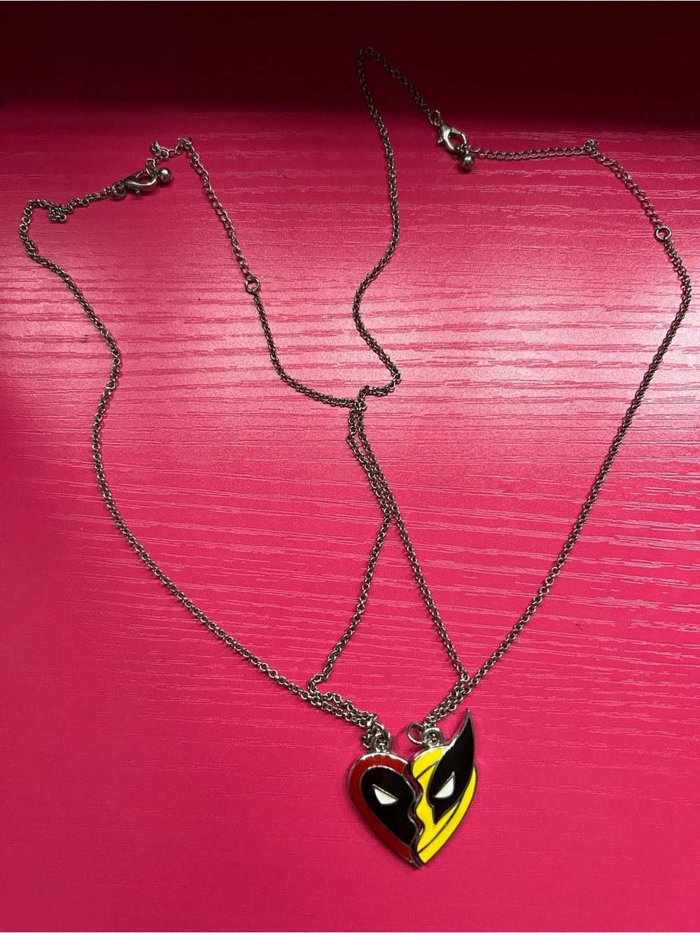 two marvel necklaces